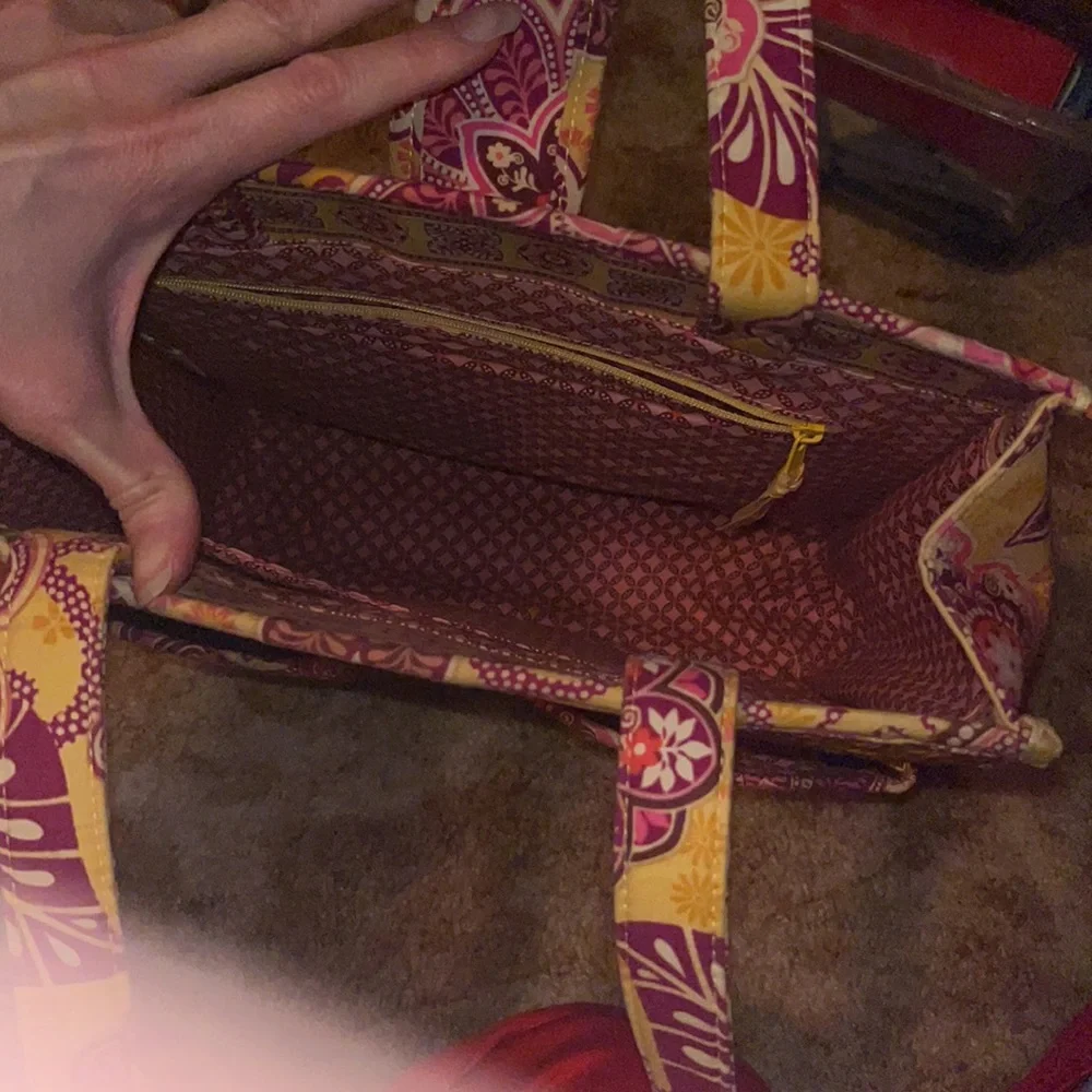 RARE EUC Vera Bradley wicker purse - Picture 12 of 16